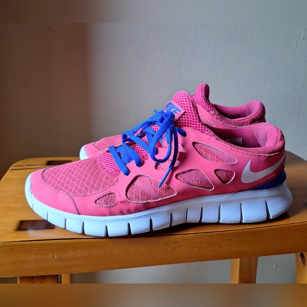 Nike Free Run 2 Pink Running Sneakers Women's 10 - Picture 8 of 9